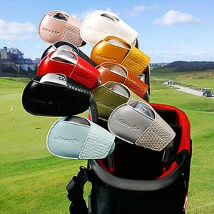 Autres produits de golf Golf Iron Head Covers Set Pratique PU Cuir Durable Headcover Golf Sporting Accessoires Putter Protector 231113
