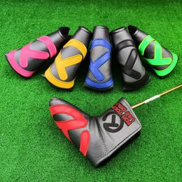 Andere golfproducten Golf Putter Cover Golf Club Head Covers voor Putter Pu Leather Blade Putter Headcover 230811