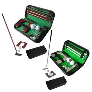 Andere golfproducten Golf Putter Set Portable Mini Golf Equipment Practice Kit met afneembare putter Ball voor Indooroutdoor Golf Trainer Kit 230213