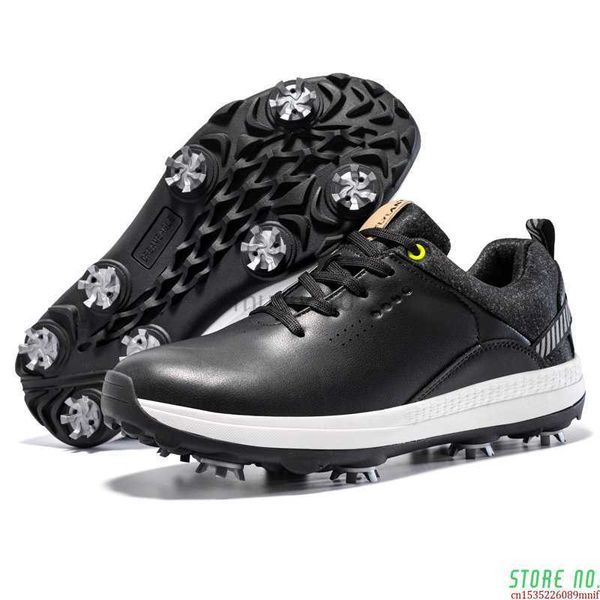 Autres produits de golf Chaussures de golf de haute qualité imperméables, respirantes, antidérapantes, chaussures de lacet de sport pour hommes, plus la taille des chaussures de golf 40-47 HKD230727