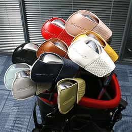 Andere golfproducten IJzeren headcovers Set Praktisch PU-leer Duurzame headcover Sportaccessoires Putterbeschermer 230801