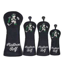 Andere golfproducten Magic flight Golf Woods Headcovers Covers voor Driver Fairway Putter Clubs Set Heads PU-leer Unisex Eenvoudig ontwerp 230707