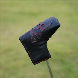 Andere golfproducten Veel stijlen golfclubhoofdomslagen golf putter cover voor putter pu lederen mes putter headcover met magnetisch of ve 1080