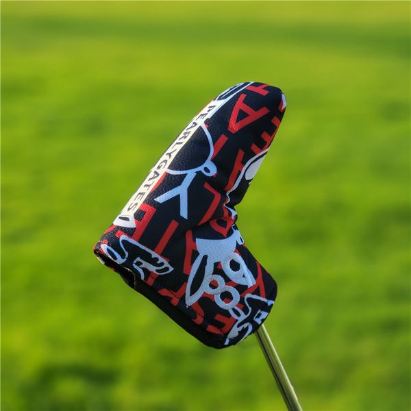 Autres produits de golf De nombreux styles Couverture de putter de golf magnétique Couvertures de tête de club de golf pour Putter Lame en cuir Putter Headcover 230720