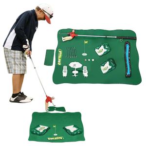 Autres produits de golf Ensemble de pratique professionnelle de mini-golf Ensemble de sport de balle de golf Jouet pour enfants Club de golf Pratique Sports de balle Jeux d'intérieur Entraînement de golf 230311