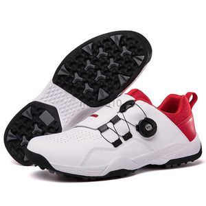 Autres produits de golf Nouvelles chaussures de golf sans crampons hommes baskets de golf imperméables en plein air chaussures de marche confortables pour les golfeurs marche baskets mâle HKD230727