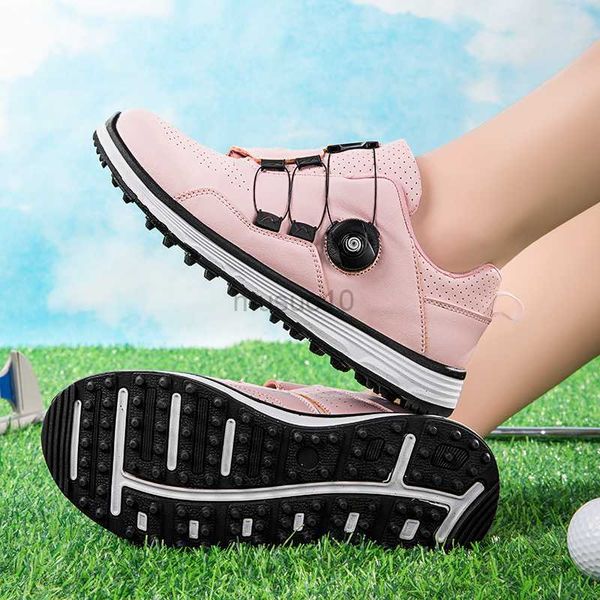 Autres produits de golf Nouvelles chaussures de golf pour femmes Chaussures de golf respirantes pour femmes Chaussures de marche confortables Golfeurs Baskets de marche de luxe Dames HKD230727