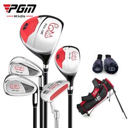 Andere golfproducten PGM 3-12 jaar oude golfclubset voor kinderen Kinderen Jongen Meisje Beginnersgolftraining Hout Ijzer Schommel Putter Tas Cadeau JRTG007 231211