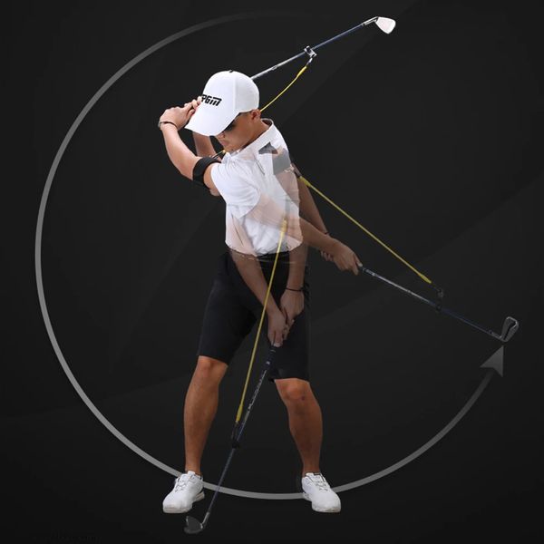 Autres produits de golf PGM Golf Swing Tension Belt Band Golf Swing Trainer Force Trainer Action Supplies Golf Club Correction Strong Device JZQ025 231120