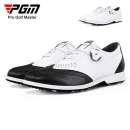 Autres produits de golf PGM nouvelles chaussures de golf chaussures imperméables pour hommes richelieu chaussures pour hommes baskets bouton lacets HKD230727