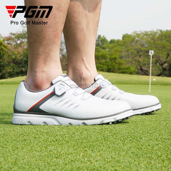 Otros productos de golf PGM Summer Microfibra Zapatillas de golf para hombres Piadas de encaje Sports Sports Soport Speawrhop Sports Slip Soft Sports Sports Men's XZ266 HKD230727