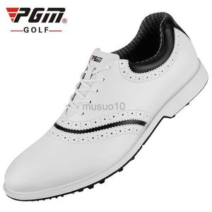 Autres produits de golf PGM White Brock Style Chaussures de golf antidérapantes imperméables pour hommes HKD230727