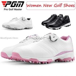 Autres produits de golf Pgm femmes chaussures de golf léger femmes loisirs sport baskets dames imperméable respirant anti-dérapant chaussures de golf laçage rapide HKD230727