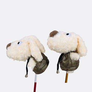 Andere golfproducten Plush Animal Driver Header Puppy Head ER Fairway Woods Hybrid Cartoon Club Protector Drop Delivery Sports DHS7A