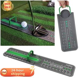 Andere golfproducten Precisie -afstand Putting Drill Green Mat Ball Pad Mini Training Aids Accessoires 230821