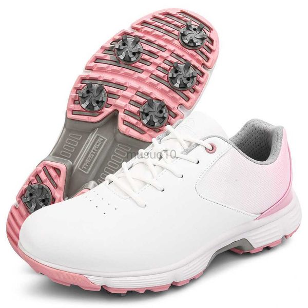 Autres produits de golf chaussures de golf professionnelles femmes confortables en plein air femmes baskets d'entraînement de golf respirant dames formateurs de golf plus la taille 36-43 HKD230727