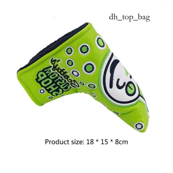 Otros productos de golf PU Golf Putter Headcover Etiqueta Hebilla Cubiertas para cabezas de palos de golf Durable Universal Presión anticolisión Accesorios deportivos 8048