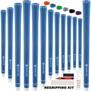 Andere golfproducten Rubber Grips 13 met Complete Regripping Kit Standard Size Grip Blue 230627