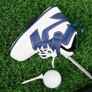 Andere golfproducten SCHOENstijl Blade Putter Head Cover PU Club 3 kleuren Creatieve sneakervormaccessoires 231122