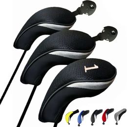 Autres produits de golf Accessoires de maille de sport Long cou pilote manchon de tige de golf 1/3/5 Fairway Woods couvre-chef de protection couvre-chef de club de golf 231114