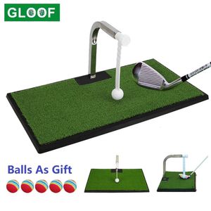 Autres produits de golf Swing Putting Rod Outils de pratique Dispositif d'entraînement Aide Tapis de golf Balle avec bâton 231010