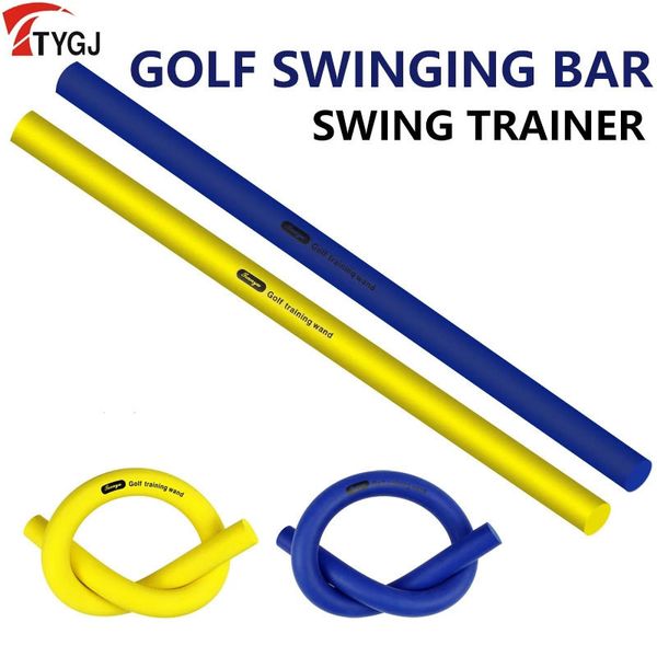 Autres produits de golf TTYGJ Indoor Solf Multifonctionnel Swing Aid Power Stick Trainer Soft Baton Training Whip Foam 230505