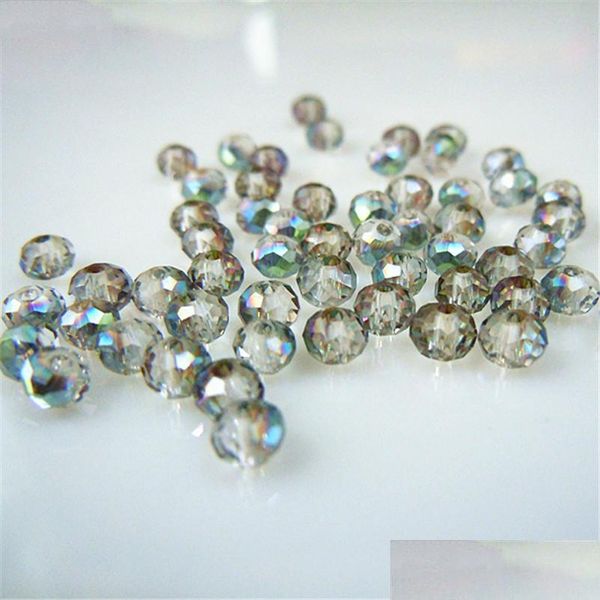 Autres couleurs vertes 3x4 mm 145 pièces rondelle autriche perles de verre cristal à facettes entretoise en vrac fabrication de bijoux ronde livraison directe Dhgarden Dh50T