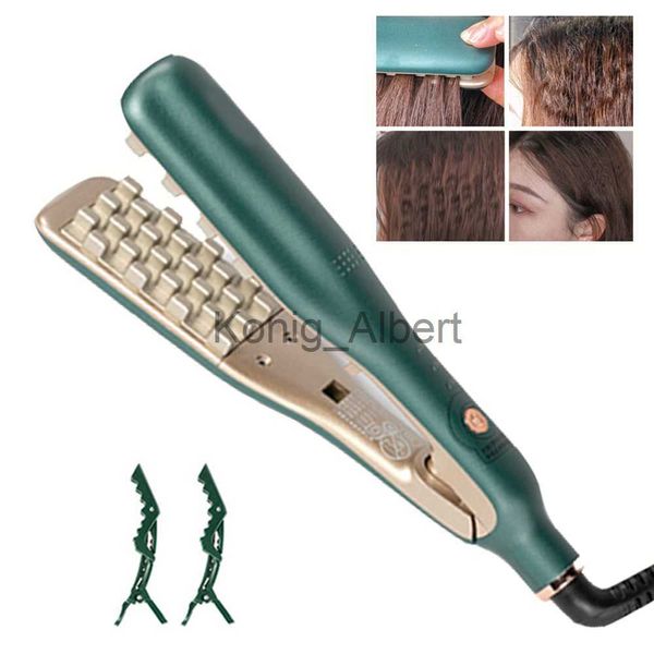 Otros elementos de depilación curler de cabello Propiedad profesional Grandes pelos de maíz Curls Herramientas de peinado Dispositivo de belleza para mujeres Camino VERDE VERDE Iron X0810