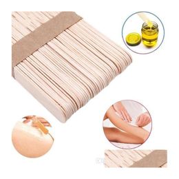 Autres articles d'épilation Spatas en bois Bâtons pour le corps Poils de salon jetables Outils d'épilation Jolie cire Bâton d'épilation Drop Delivery Heal Dhzq1