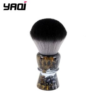Other Hair Removal Items YAQI ROCKS 28mm Synthetic Hair Resin Handle Men Wet Shaving Brush 230207