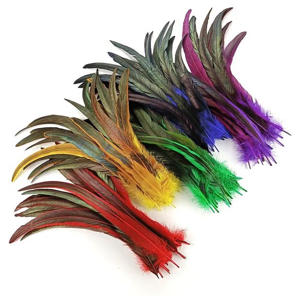 Autres outils à main 100pcslot naturel queue de coq plumes artisanat coiffure accessoires carnaval plumes décoration de vacances centres de table 231005