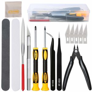 Autres outils à main 16pcs Gundam Model Kit Professional Hobby Building Tool ER Basic Craft Set pour 221207