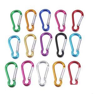 Other Hand Tools 2000Pcs Aluminum Alloy Carabiner Spring Snap Clip Hooks Keychain Climbing Hiking Outdoor Activities Drop Delivery H Dh4Ex