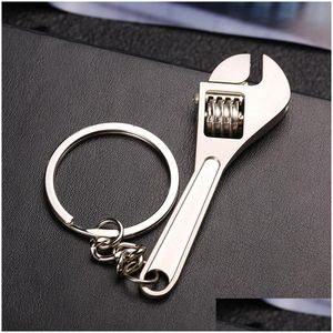 Autres Outils À Main Creative Mini Clé Porte-clés Porte-clés En Métal Unisexe Porte-clés Anneau Outil Lage Sac Pendentif Cadeau Personnalisable Vf1548 Dr Dhg9D