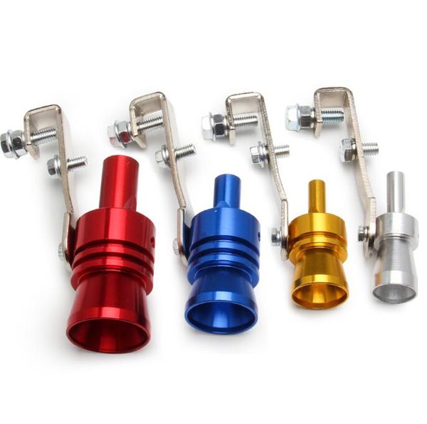 Ander handgereedschap Uitlaat Aluminium pijp Maat S M L Xl Blow Off Vae Noise Turbo Sound Whistle Simator Muffler Tip Car Accessories Whis Otfkw