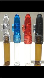 Autres outils à main livraison de gouttes de jardin à la maison 2021 Box sniffer 67 mm hauteur en verre acrylique bouteille de fusée snorter snorter sniffer dispen 4986625