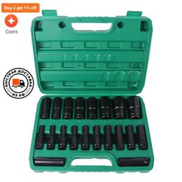 Andere handgereedschap Impact Socket Socket Set 1 2 "Drive Metric Deep Pneumatic Slrench Head Tyre Removal Kit 230419