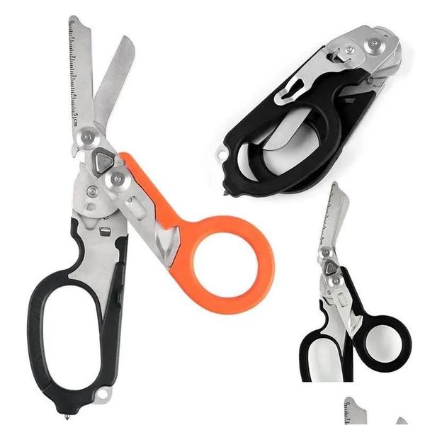 Otras herramientas de mano Tijeras multifunción Leatherman Raptors Primeros auxilios Experto Táctico Plegable Herramienta de supervivencia al aire libre Combinación Drop de Dh6ml