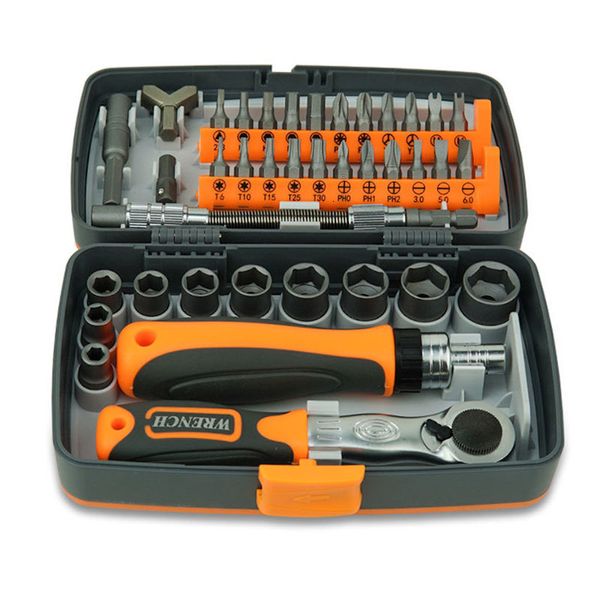 Autres outils à main Jeu d'embouts de tournevis polyvalents Kit d'outils d'économie de main-d'œuvre domestique Clés à cliquet combinées Ensembles d'outils à main 230517