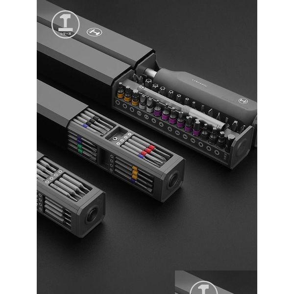 Otras herramientas de mano Kit de destornilladores 30 40 44 Bits magnéticos de precisión Juego de destornilladores desmontables Mini caja de herramientas para Smart Home PC Teléfono Dhoay