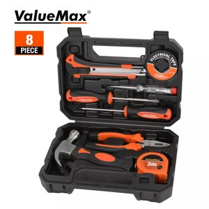 Autres outils à main ValueMax 8PC Home Set Réparation simple avec tournevis Test Pen Pince Couteau Portable Box 221207