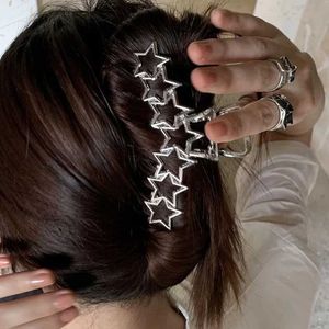 Autre Harajuku Hollow Star pentagram Love Heart Cheveux CLS Sweet Cool Charm Tendance Clip Hair For Women Aesthetics Y2K Hair Accessoires