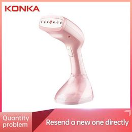 Autres appareils de santé KONKA Vapeur de vêtement portable Rose Repassage pour vêtements 250 ml Portable Voyage à domicile 15s Vapeur de tissu domestique à chaleur rapide J240106