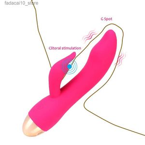 Autres articles de beauté et de santé 10 fréquences pour femmes lapin double vibration point G vibrateur stimulateur de clitoris masseur vaginal adulte Q240117