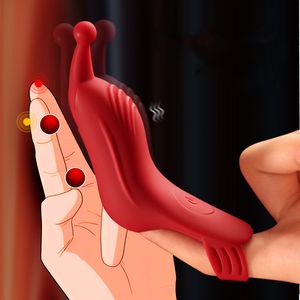 Autres articles de beauté de santé 10 modes vibrateur de doigt massage du clitoris stimulation du point G oeuf vibrant rechargeable pour les femmes masturbation 230824
