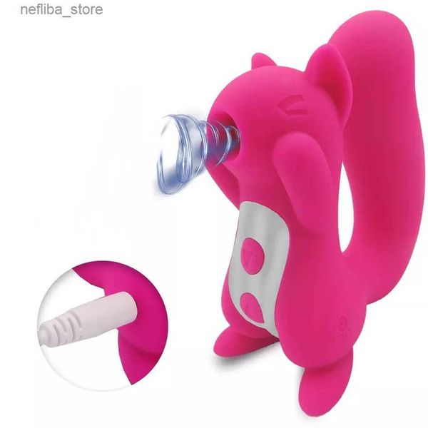 Otros elementos de belleza de la salud 10 modos Handhold Wirrel Squitrel Clitoris Sucking Vibrator Pezle Vibrating Vibrating Play Massager Massager Adult Adultos para mujeres L410