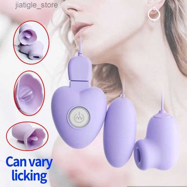 Otros elementos de belleza de la salud de 10 velocidades Vibrador de succión Vibrator Vibration Vacuum Suction Cup para hembra 2-en-1 Vibración C G Estimulación de manchas en adultos Y240402