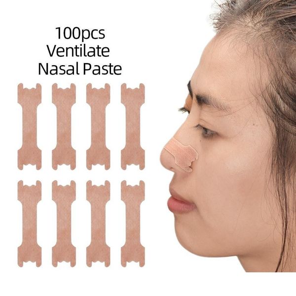 Autres articles de santé et de beauté 100pcs bandes anti-ronflement plus faciles à respirer de la bonne manière Arrêtez le ronflement nasal pour une meilleure livraison de gouttes de souffle Dhhcz