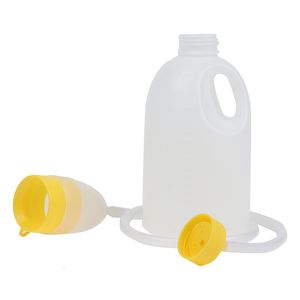 Autres articles de santé et de beauté 1700ml Portable Home Hospital Male Pee Bottle Collecteur d'urine Stockage avec tube d'encapsulation urinaire Bedridd Men Urinal 230425