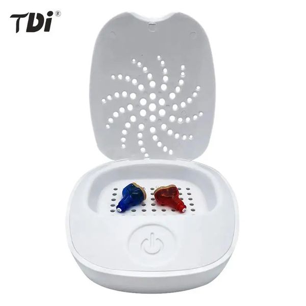 Autres articles de beauté de santé 1PC électrique USB UV boîte de séchage casque déshumidificateur étanche à l'humidité aide auditive étui de séchage facile à transporter 231023